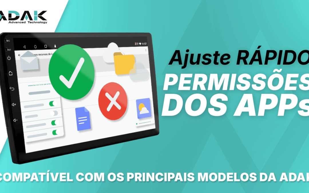 Permissões para os aplicativos
