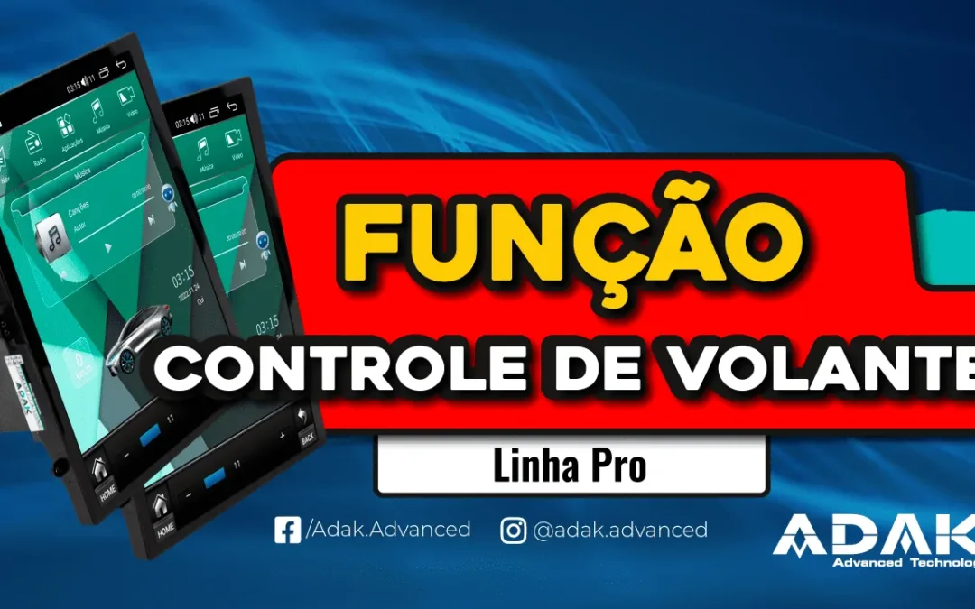 Como fazer a  configuração do “Controle de Volante”.