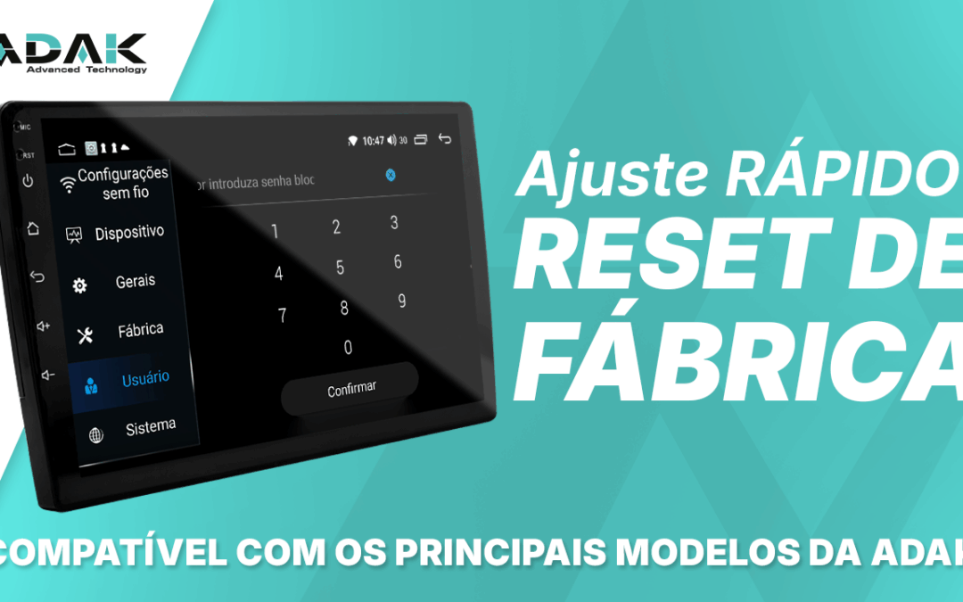 Reset de fábrica – Linha Play
