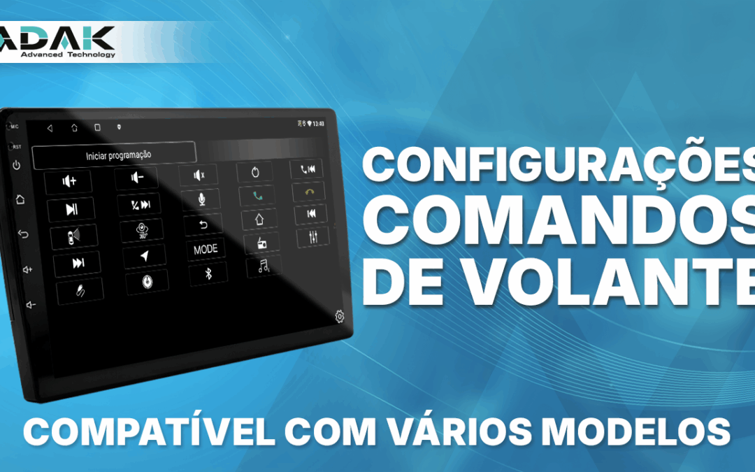 Configuração dos comandos de volante
