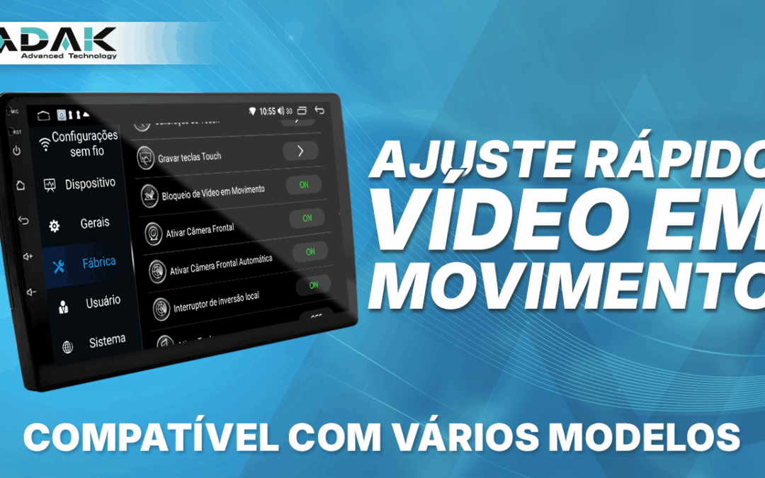 Configurar o bloqueio de vídeo em movimento
