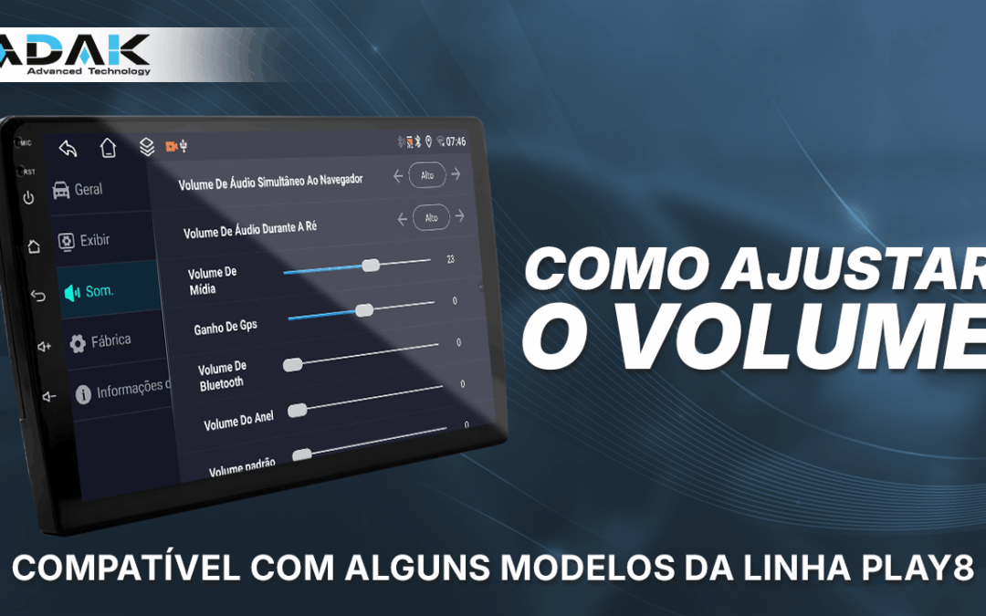 Como ajustar o volume do seu i-Cartablet