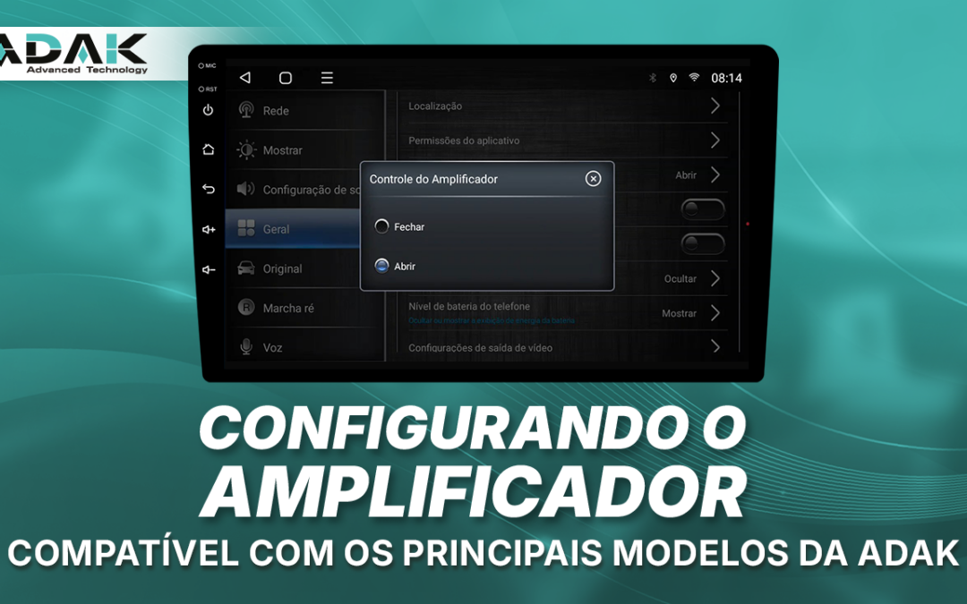 Como configurar o Amplificador