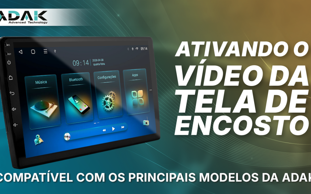 Como ativar o vídeo para tela de encosto