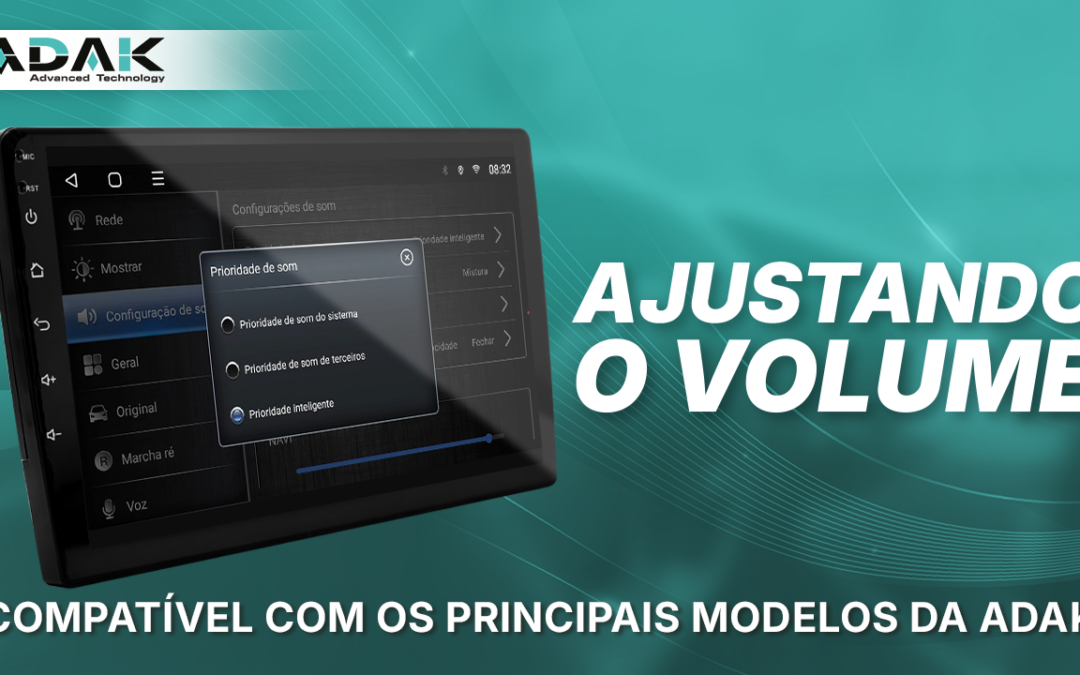 Ajustando o Volume do Som